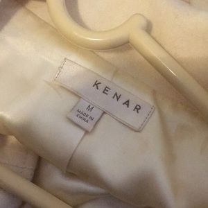Kenar white coat size medium